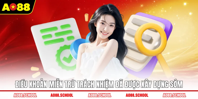 Điều khoản miễn trừ trách nhiệm đã được xây dựng sớm Điều khoản miễn trừ trách nhiệm đã được xây dựng sớm